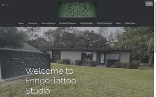 Fringe Tattoo Studio website