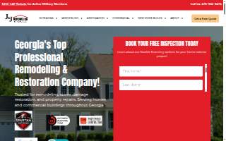J&J Remodeling of GA website