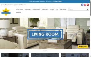 Laws Furniture Central website