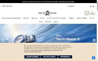 REEDS Jewelers of Chesapeake website