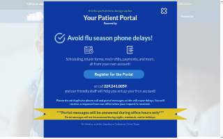 Southern Pediatric Clinic website