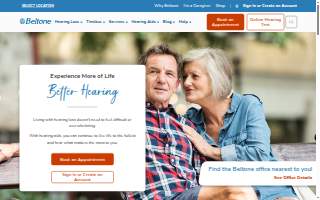Beltone Hearing Care Center of Hattiesburg website