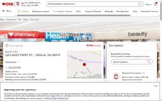 CVS Photo of Vidalia website