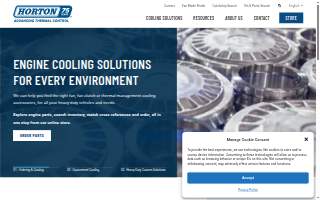Horton’s Auto Parts and Performance Services website