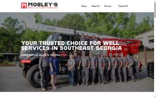 Mobley's Well & Pump Service, Inc. website