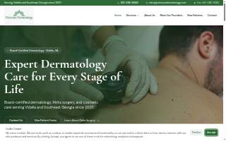 Peterson Dermatology website