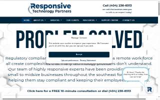 Responsive Technology Partners website