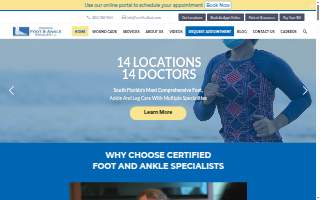 Certified Foot and Ankle Specialists, LLC of Coral Springs website