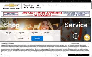 Liberty Chevrolet website