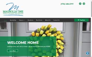 Magnolia One Realty & Property Management website