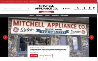 Mitchell Appliance Co of Villa Rica website