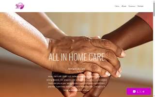 All In Home Care of Warner Robins website