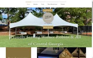 Backyard Events website