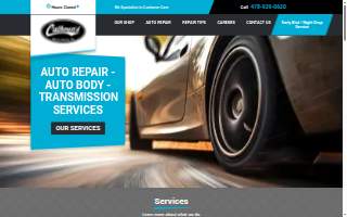 Calhoun's Body Shop website