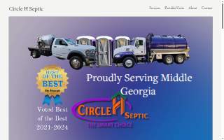 Circle H Septic website