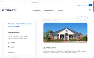 Coldwell Banker Commercial The Free Group website