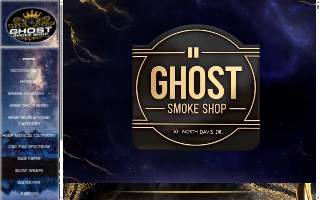 Ghost Smoke Shop website