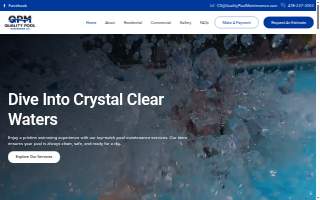 Quality Pool Maintenance LLC of Warner Robins website