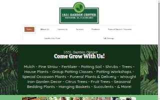 1831 Garden Center website