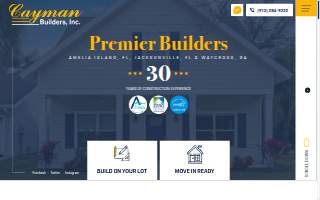 Cayman Builders website