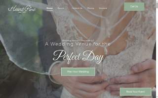 Heart Pine Lakeside Venue website
