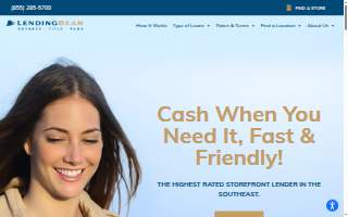 Lending Bear website