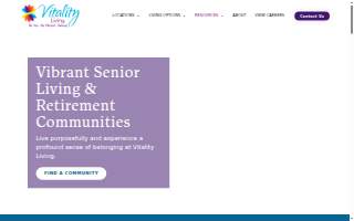 Vitality Health Center website