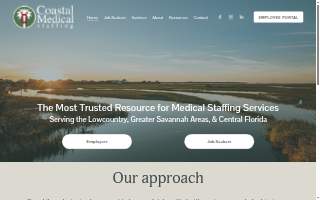 Coastal Medical Staffing website