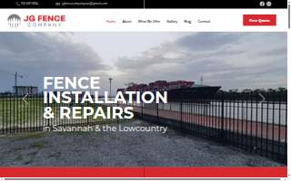 JG Fence Company LLC website