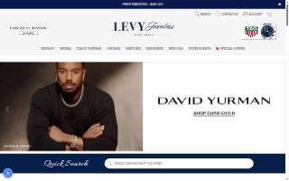 Levy Jewelers of Wilmington Island website