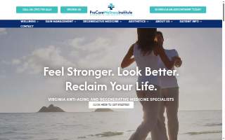ProCare Wellness Institute of Wilmington Island website