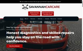 Savannah Car Care website