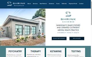 Shrink Savannah website