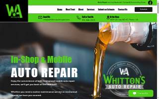 Whitton’s Auto Repair website