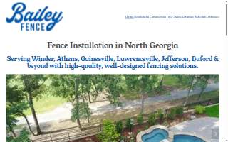 Bailey Fence Company website