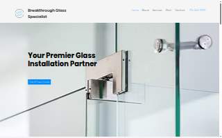 Breakthrough Glass Specialist website