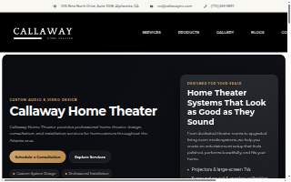 Callaway Home Theater- Home Theater Alpharetta, Home Automation Alpharetta website