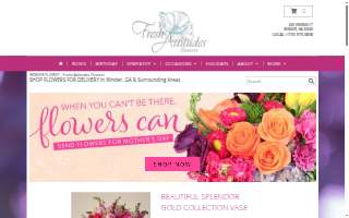 Fresh Attitudes Flowers website
