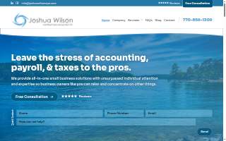 Joshua Wilson CPA website