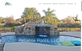 Reliable Pools LLC website