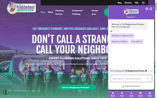 The Neighborhood Plumber, LLC website