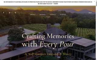 Wolf Mountain Vineyards website