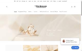 Art Jewelers website