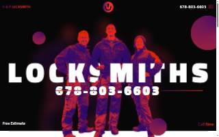B & P Locksmith website