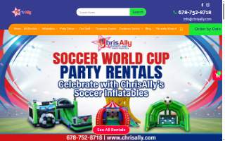 ChrisAlly Events and Party Rental of Woodstock website