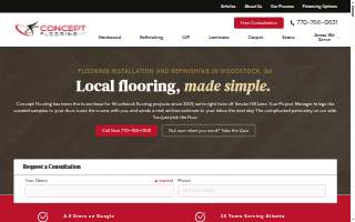 Concept Flooring Inc. website