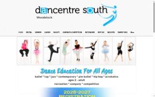 Dancentre South website