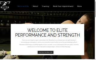 Elite Performance and Strength website