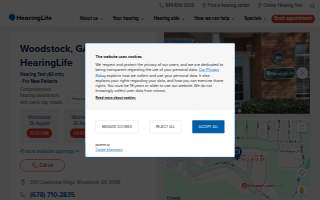 HearingLife of Woodstock GA website