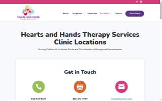 Hearts and Hands Therapy Services Inc. website